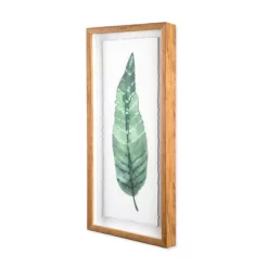 (Set Of 3) 28"x12" Framed Leaves Decorative Wall Art White - Threshold™ -Wall Charm Deals Store GUEST 8176423f 41b8 4092 bb29 d3a72d0feae8