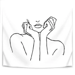 Americanflat Thinking By Martina Wall Tapestry -Wall Charm Deals Store GUEST 849ccce9 08a7 46c2 b2b2 48275e9d22ee