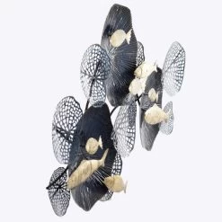 Metal Nobu Wall Hanging Navy/Gold - StyleCraft 12 Metal Nobu Wall Hanging Navy/Gold - StyleCraft -Wall Charm Deals Store GUEST 86bf60fe 258a 40ee 9b0b 036b48b020fa