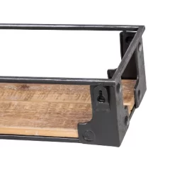 Honey-Can-Do Metal And Wood Wall Shelves -Wall Charm Deals Store GUEST 8762c8bd 0954 46aa a6d3 8432b42420b9