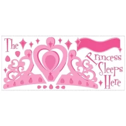 Princess Sleeps Here Peel And Stick Giant Wall Decal - RoomMates -Wall Charm Deals Store GUEST 8925f5ad 4536 42b7 afe3 a905802f96e0