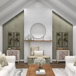 Metal Floral Wall Decor With Black Frame Set Of 2 Black - Olivia & May -Wall Charm Deals Store GUEST 8a1efc88 e125 48f1 a74d b7ac0a480a27