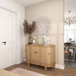 Wood Floral Handmade Intricately Carved Wall Decor With Mandala Design White - Olivia & May -Wall Charm Deals Store GUEST 8c25ae9a d031 468a b38e 464ccb3a2f5b