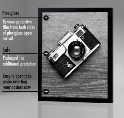 Americanflat Poster Frame With Polished Plexiglass - Hanging Hardware Included -Wall Charm Deals Store GUEST 8c782c63 c58d 4d16 a40c f8e6e081730e