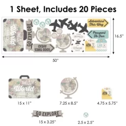 Big Dot Of Happiness World Awaits - Peel And Stick Map Vinyl Wall Art Stickers - Wall Decals - Set Of 20 11 Big Dot Of Happiness World Awaits - Peel And Stick Map Vinyl Wall Art Stickers - Wall Decals - Set Of 20 -Wall Charm Deals Store GUEST 8d3f1fff 59fc 457a 812e 02e999d185fb