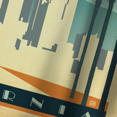 Los Angeles By Anderson Design Group Wall Tapestry - Americanflat 2 Los Angeles By Anderson Design Group Wall Tapestry - Americanflat - Image 2