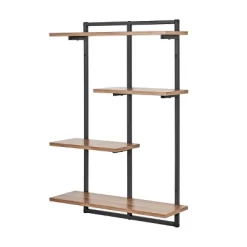 34.5" X 23.6" Rhodes 4 Tier Modern Floating Windowsill Wall Shelf Unit - Danya B. -Wall Charm Deals Store GUEST 91856e47 1cf8 460d 9651 88e4ff2c4801