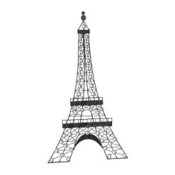 Metal Eiffel Tower 3D Wire Wall Decor With Crystal Embellishments Black - Olivia & May -Wall Charm Deals Store GUEST 91e25867 2651 4bd8 8dbf 5f563c216c61