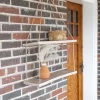 Natural Wood & Jute Distressed Hanging Wall Shelf - Foreside Home & Garden