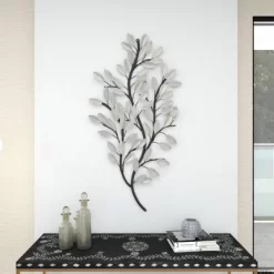 Metal Leaf Metallic Wall Decor With Stem - Olivia & May -Wall Charm Deals Store GUEST 940cfba8 8bb9 47c7 8a1f 2e133379ba45