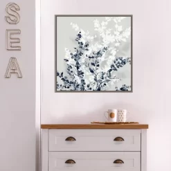 22" X 22" Blue Spring II By Isabelle Z Framed Canvas Wall Art Gray Wash - Amanti Art -Wall Charm Deals Store GUEST 95ae03f7 7c7d 4558 ad3c 514628caad10