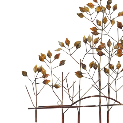 24" X 39" Traditional Metal Nature Wall Decor Brown - Olivia & May 3 24" X 39" Traditional Metal Nature Wall Decor Brown - Olivia & May - Image 3