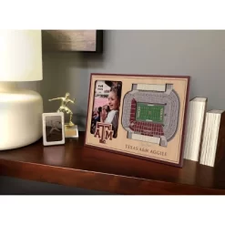 4" X 6" NCAA Texas A&M Aggies 3D StadiumViews Picture Frame
