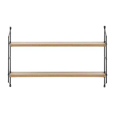 24.5" X 15.75" Severini Floating Bracket 2 Tier Wall Shelf - Danya B. 12 24.5" X 15.75" Severini Floating Bracket 2 Tier Wall Shelf - Danya B. - Image 12