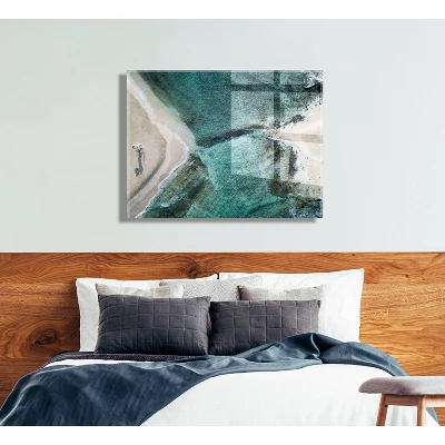 23" X 31" Poipu Beach Kauai By Rachel Dowd Floating Acrylic Unframed Wall Canvas - Kate & Laurel All Things Decor 5 23" X 31" Poipu Beach Kauai By Rachel Dowd Floating Acrylic Unframed Wall Canvas - Kate & Laurel All Things Decor - Image 5