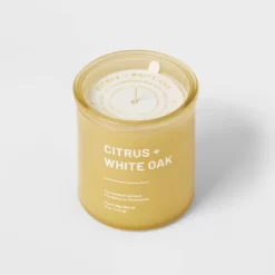 Wellness Jar Citrus And White Oak Candle Yellow - Threshold™ -Wall Charm Deals Store GUEST a6d01418 d667 452c b0fa c58456022dcf