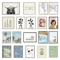 (Set Of 2) 18" X 24" Sylvie Minimalist Evergreen Trees Sketch Framed Canvas Set Brown - Kate & Laurel All Things Decor -Wall Charm Deals Store GUEST a8c7ae91 79ee 412c 80e8 963bb65f8b92 2