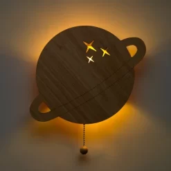 Lambs & Ivy Sky Rocket LED Light Up Saturn/Planet Wall Decor/Wall Hanging -Wall Charm Deals Store GUEST ac775b6d 699a 49d3 9f14 60466ff890e4