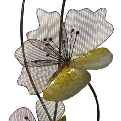 Metal Floral Wall Decor With Black Frame Set Of 2 Black - Olivia & May -Wall Charm Deals Store GUEST ae02d585 7057 428f 982f c6ae0d1d1f4a