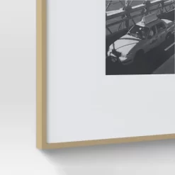 19.4" X 22.4" Matted To 11" X 14" Thin Gallery Oversized Image Frame Brass - Project 62™ -Wall Charm Deals Store GUEST b11ca66e 9eea 4367 8a4d b572dcf58125