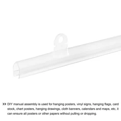 Unique Bargains PVC Poster Hanger Rail Poster Strip Bar With Clip For Poster Map 8 Unique Bargains PVC Poster Hanger Rail Poster Strip Bar With Clip For Poster Map -Wall Charm Deals Store GUEST b3668865 34b3 4213 ae25 546f42489514