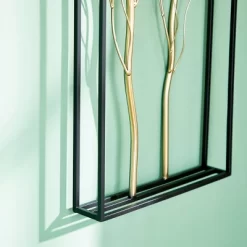Metal Tree Branch Wall Decor With Black Frame Set Of 2 Gold - Olivia & May -Wall Charm Deals Store GUEST b41e274e 127d 44ff 9022 d829f6f519cf