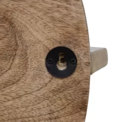 White Wood & Metal Wall Shelf - Foreside Home & Garden -Wall Charm Deals Store GUEST b4e25a3e 2f34 47e9 8d70 335e2640dc1e