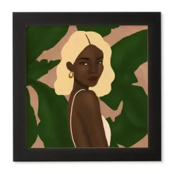 12" X 12" Nawaalillustrations Blonde Framed Wall Art Black - Deny Designs 6 12" X 12" Nawaalillustrations Blonde Framed Wall Art Black - Deny Designs -Wall Charm Deals Store GUEST b62bd68e cceb 4af2 a50d ade7d19f7e6d