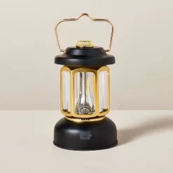 LED Lantern Black/Gold - Hearth & Hand™ With Magnolia -Wall Charm Deals Store GUEST b6e0871e cb05 4956 a6b1 d628b3c5808e