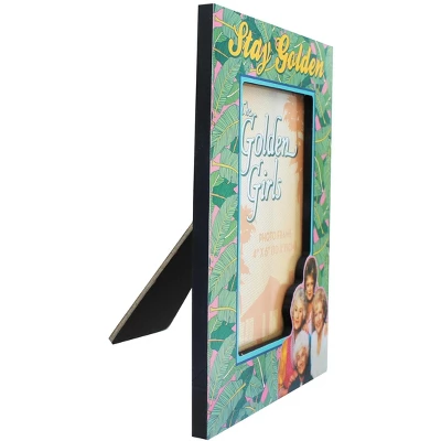 Silver Buffalo The Golden Girls "Stay Golden" Die-Cut Photo Frame | 4 X 6 Inches 1 Silver Buffalo The Golden Girls "Stay Golden" Die-Cut Photo Frame | 4 X 6 Inches