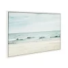 23" X 33" Sylvie Beach 2 Framed Canvas By F2 Images White - Kate And Laurel
