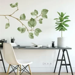 Leaf Twig Peel And Stick Giant Wall Decal Green - RoomMates -Wall Charm Deals Store GUEST b7721586 58e1 43df 8898 d72d6390c761