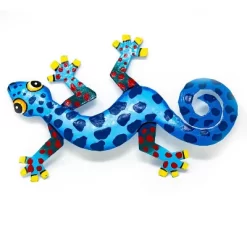 Global Crafts Eight Inch Painted Gecko Recycled Haitian Metal Wall Art -Wall Charm Deals Store GUEST b82aa236 b350 4f7f 9ec3 54908aea1a14
