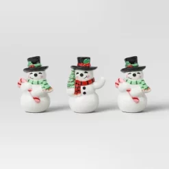 12pc Battery Operated Glittered Paper Christmas Village Set With Bottle Brush Trees And Snowmen - Wondershop™ White/Pink/Blue -Wall Charm Deals Store GUEST b86d9d4e 3c8a 4a90 a8b1 52faf9746214