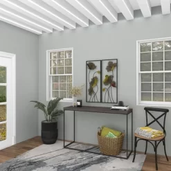 Metal Floral Wall Decor With Black Frame Set Of 2 Black - Olivia & May -Wall Charm Deals Store GUEST b89c9dd9 f587 41ae b6cc a3c19025baa5