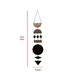 Geometric Metal Hanging Wall Décor - Foreside Home & Garden -Wall Charm Deals Store GUEST b91a1cff 0e53 42d5 a602 18661f8bc056