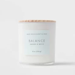 Wood Lidded Glass Wellness Balance Candle - Threshold™ 7 Wood Lidded Glass Wellness Balance Candle - Threshold™ -Wall Charm Deals Store GUEST ba33a712 444b 4057 862e bbdc94a2d212