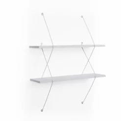 38.5" X 31.5" Two-Tier Wire Bracket Shelves - Danya B. -Wall Charm Deals Store GUEST bb2e23e7 ce59 46ba a3ba 634686f8818a
