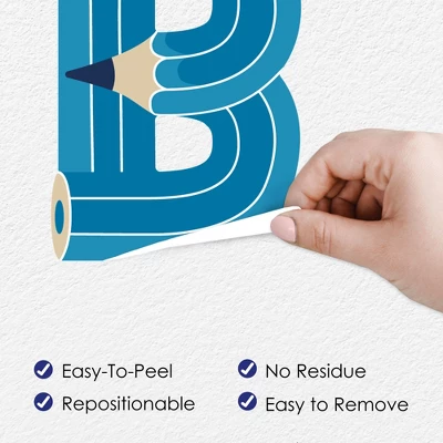 Big Dot Of Happiness Back To School - Peel And Stick First Day Of School Classroom Decorations Large Banner Wall Decals - Welcome Back 4 Big Dot Of Happiness Back To School - Peel And Stick First Day Of School Classroom Decorations Large Banner Wall Decals - Welcome Back - Image 4