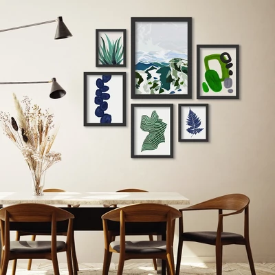 (Set Of 6) Framed Prints Gallery Wall Art Set Green Mountains By Louise Robinson - Americanflat 4 (Set Of 6) Framed Prints Gallery Wall Art Set Green Mountains By Louise Robinson - Americanflat - Image 4