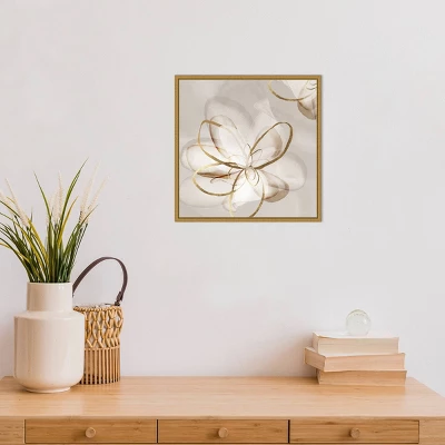 16" X 16" Transparent Beauty II By Eva Watts Framed Canvas Wall Art - Amanti Art 3 16" X 16" Transparent Beauty II By Eva Watts Framed Canvas Wall Art - Amanti Art - Image 3