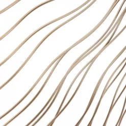 LuxenHome Gold Abstract Flower Square Metal Wall Art -Wall Charm Deals Store GUEST c0db7c94 304f 4988 9f72 624b5ca4c55c