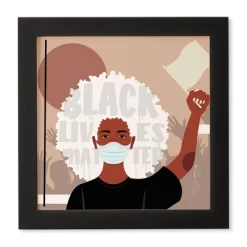 Domonique Brown Protest No. 1 Framed Wall Art Black - Deny Designs -Wall Charm Deals Store GUEST c10ef089 e724 45bd 8f64 5e696ae09c20