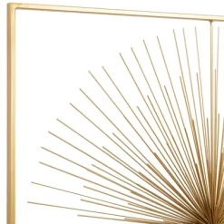 Metal Starburst Handmade Large 3D Wall Decor With Gold Frame Gold - CosmoLiving By Cosmopolitan 35 Metal Starburst Handmade Large 3D Wall Decor With Gold Frame Gold - CosmoLiving By Cosmopolitan -Wall Charm Deals Store GUEST c2e7c4d3 66fd 438d acb2 abd3c9f40336