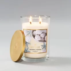 19oz Jar Candle Snowball Cookies Home Scents - Chesapeake Bay Candle -Wall Charm Deals Store GUEST c45189ed c303 4e27 bb57 7dfb2a1da286