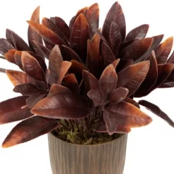 Northlight 8" Two-Tone Artificial Foliage Plant In A Textured Lined Pot -Wall Charm Deals Store GUEST c4b27a11 9ca3 4bc3 a206 0786d0d1c49e