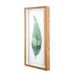 (Set Of 3) 28"x12" Framed Leaves Decorative Wall Art White - Threshold™ -Wall Charm Deals Store GUEST c5e9b8e6 0d03 4546 a2ff 5780b3b021fd