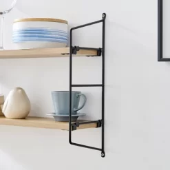 24.5" X 15.75" Severini Floating Bracket 2 Tier Wall Shelf - Danya B. 17 24.5" X 15.75" Severini Floating Bracket 2 Tier Wall Shelf - Danya B. -Wall Charm Deals Store GUEST c65f3a1e 91c0 4228 a406 34a3e8895f5c