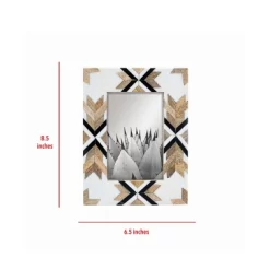 4 X 6 Inch Native Pattern Decorative Wood Picture Frame - Foreside Home & Garden 13 4 X 6 Inch Native Pattern Decorative Wood Picture Frame - Foreside Home & Garden -Wall Charm Deals Store GUEST c8a22676 115a 4915 bb59 a743943c1320