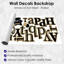 Big Dot Of Happiness Adult 60th Birthday - Gold - Peel And Stick Birthday Party Decoration - Wall Decals Backdrop -Wall Charm Deals Store GUEST caa4928a a0a0 4496 ac04 a0808ec9cf81 1